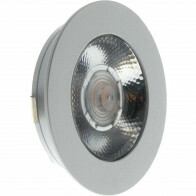EcoDim - LED Spot Küchenbeleuchtung - ED-10044 - 3W - Warmweiß 2700K - Dimmbar - Wasserdicht IP54 - Unterbauspot - Möbelspot - Einbauspot - Rund - Mattweiß