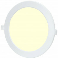 LED Downlight - Smart LED - Wifi LED - Aigi Zumba - 18W - Warmweiß 3000K - Einbau Rund - Mattweiß - Aluminium - Ø220mm