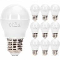 LED Lampe 10er Pack - E27 Sockel - 10W - Tageslicht 6500K