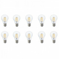 LED Lampe 10er Pack - Filament - E27 Sockel - 4W - Universalweiß 4200K