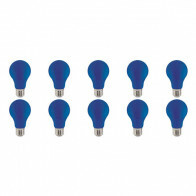 LED Lampe 10er Pack - Specta - Blau Farbig - E27 Sockel - 3W