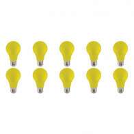LED Lampe 10er Pack - Specta - Gelb Farbig - E27 Sockel - 3W