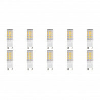 LED Lampe 10er Pack - Aigi - G9 Sockel - 3.5W - Tageslicht 6500K | Ersetzt 30W