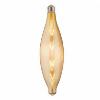 LED Lampe - Design - Elipo - E27 Sockel - Amber - 8W - Warmweiß 2200K
