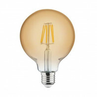 LED Lampe - Filament Rustikale - Globe - E27 Sockel - 6W - Warmweiß 2200K