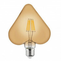 LED Lampe - Filament Rustikale - Herz - E27 Sockel - 6W - Warmweiß 2200K