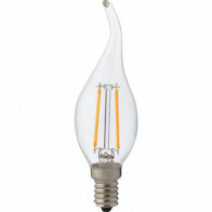 LED Lampe - Kerzenlampe - Filament Flame - E14 Sockel - 4W - Universalweiß 4200K