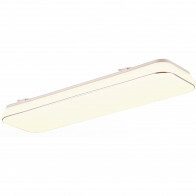 LED-Deckenlampe - Deckenbeleuchtung - Trion Lana - 28W - Warmweiß 3000K - Dimmbar - Rechteckig - Weiß - Kunststoff
