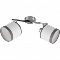 LED-Deckenlampe - Deckenbeleuchtung - Trion Vamos - E14 Fassung - 2-Lichter - Rund - Chrom - Metall - Max 10W