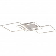 LED-Deckenleuchte - Trion Square - 38W - Natürliches Weiß 4000K - Quadratisch - Mattweiß - Metall
