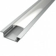 LED-Strip Profil - Velvalux Profi - Silber Aluminium - 1 Meter - 24.7x7mm - Einbau