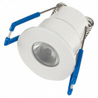 LED-Verandaspot - 3W - Natürliches Weiß 4000K - Dimmbar - Wasserdicht IP65 - Einbau - Fernbedienung - Rund - Mattweiß - Aluminium - 12V