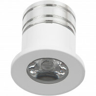 LED Veranda Spot Leuchten - 3W - Warmweiß 3000K - Einbau - Dimmbar - Rund - Mattweiß - Aluminium - Ø31mm