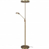 LED Stehlampe - Trion Franco - 41.5W - Anpassbare Lichtfarbe - Dimmbar - Rund - Alt Bronze - Aluminium