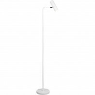 LED Stehlampe - Trion Milona - GU10 Fassung - 1-flammig - Rund - Matt Weiß - Aluminium
