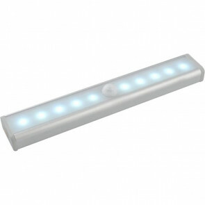 LED Balk met Bewegingssensor + Dag en Nacht Sensor op Batterijen - Maxozo Listy - LED Kastverlichting - Kastlamp met Sensor - 19cm