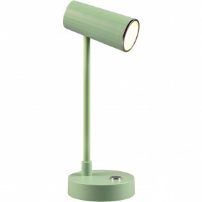 LED Tafellamp - Trion Polina - 5W - Aanpasbare Kleur - Dimbaar - Rond - Mat Grijs - Kunststof