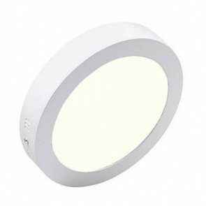 LED Downlight - Opbouw Rond 12W - Natuurlijk Wit 4200K - Mat Wit Aluminium - Ø170mm-