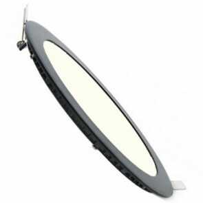 LED Downlight Slim - Inbouw Rond 3W - Dimbaar - Natuurlijk Wit 4200K - Mat Zwart Aluminium - Ø90mm
