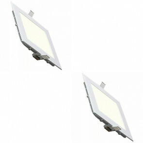LED Spot / LED Downlight / LED Paneel Set BSE Slim Vierkant Inbouw 12W 4200K Natuurlijk Wit 170mm Spatwaterdicht Pack