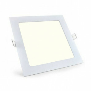 LED Downlight Slim Pro - Aigi - Inbouw Vierkant 12W - Natuurlijk Wit 4000K - Mat Wit Aluminium - 165mm