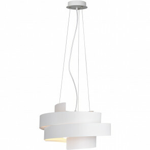 LED Hanglamp - Hangverlichting - Inbouw - Trion Holmon - E27 Fitting - Rond - Mat Wit - Aluminium