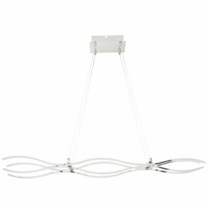 LED Hanglamp - Hangverlichting - Primon - 45W - Natuurlijk Wit 4000K - Mat Chroom - Aluminium