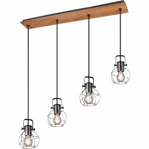 LED Hanglamp - Trion Bomela - E27 Fitting - Rond - Glans Chroom  - Aluminium
