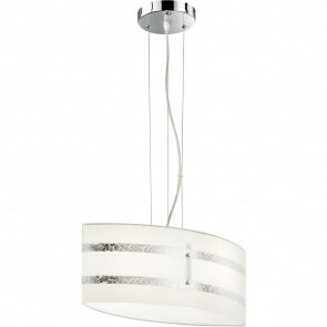 LED Hanglamp - Hangverlichting - Trion Niki - E27 Fitting - 1-lichts - Rechthoek - Mat Zilver - Aluminium