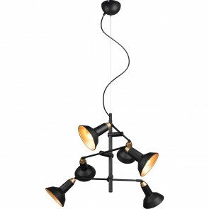 LED Hanglamp - Hangverlichting - Trion Pocino - E14 Fitting - 4-lichts - Rechthoek - Mat Chroom - Aluminium