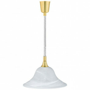 LED Hanglamp - Hangverlichting - Trion Voluna - E27 Fitting - Rond - Mat Goud - Aluminium