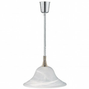 LED Hanglamp - Hangverlichting - Trion Voluna - E27 Fitting - Rond - Mat Nikkel - Aluminium