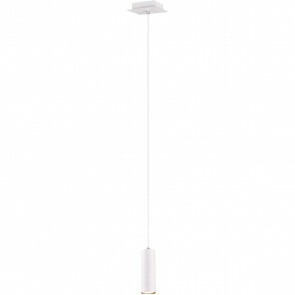 LED Hanglamp - Trion Mary - GU10 Fitting - 1-lichts - Rond - Mat Wit - Aluminium