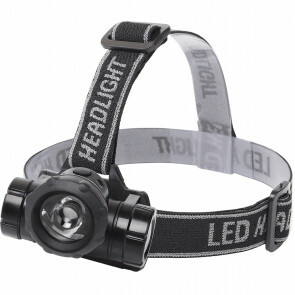 LED Hoofdlamp - Aigi Buvin - Waterdicht - 50 Meter - Kantelbaar - 1 LED - 1.8W - Zwart | Vervangt 10W