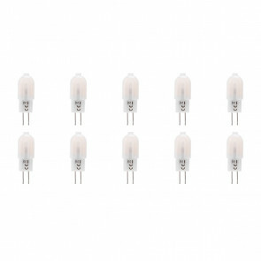 LED Lamp 10 Pack - Aigi - G4 Fitting - 1.3W - Warm Wit 3000K | Vervangt 12W