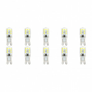 LED Lamp 10 Pack - Peti - G9 Fitting - 10W - Warm Wit 2700K