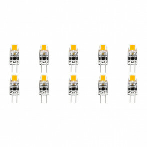 LED Lamp 10 Pack - G4 Fitting - Dimbaar - 2W - Helder/Koud Wit 6000K | Vervangt 20W