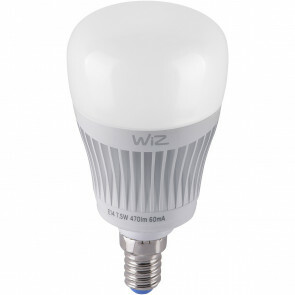 LED Lamp WiZ - Trion Akusti - E14 Fitting - 7W - Slimme LED - Dimbaar - RGBW - Mat Wit - Kunststof