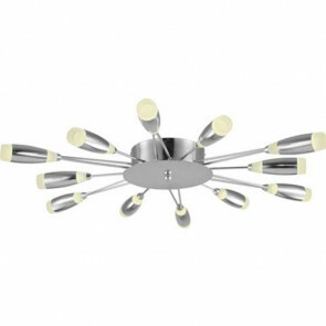 LED Modern Design Plafondlamp / Plafondverlichting Fave 62W Natuurlijk Wit 4000K Aluminium Chrome Armatuur