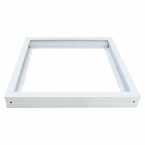 LED Paneel 60x60 - Aigi - Opbouw Frame - Aluminium - Wit
