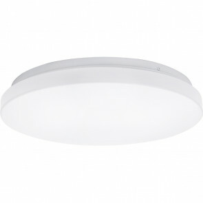 LED Plafondlamp - Aigi Syna - Opbouw Rond 24W - Natuurlijk Wit 4000K - Mat Wit - Aluminium
