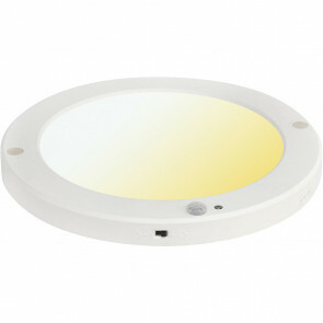 LED Plafondlamp met Bewegingssensor + Dag en Nacht Sensor - 18W - Helder/Koud Wit 6400K - 360° Zichthoek - Opbouw/Inbouw - Rond - Mat Wit