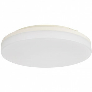LED Plafondlamp - Plafondverlichting - Badkamerlamp - Andres - Opbouw Rond 15W - Waterdicht IP54 - Helder/Koud Wit 6400K - Mat Wit - Kunststof