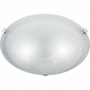 LED Plafondlamp - Plafondverlichting - Trion Adirona XL - E27 Fitting - Rond - Mat Nikkel - Aluminium