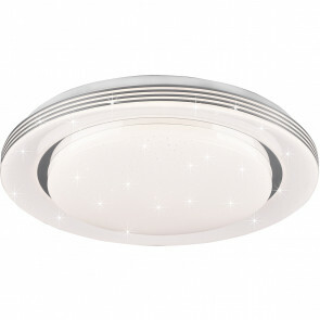 LED Plafondlamp - Plafondverlichting - Trion Atras - 18W - Aanpasbare Kleur - Rond - Mat Wit - Kunststof