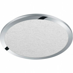 LED Plafondlamp - Plafondverlichting - Trion Lanago - 22W - Warm Wit 3000K - Rond - Mat Grijs - Aluminium