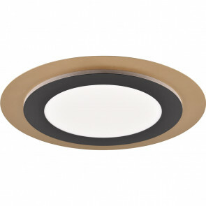 LED Plafondlamp - Plafondverlichting - Trion Lanago - 40W - Aanpasbare Kleur - Rond - Mat Wit - Textiel 