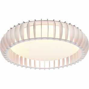 LED Plafondlamp - Plafondverlichting - Trion Manto XL - 38W - Aanpasbare Kleur - Dimbaar - Rond - Mat Wit - Kunststof