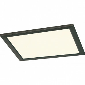 LED Plafondlamp - Plafondverlichting - Trion Povino - 15W - Warm Wit 3000K - Dimbaar - Vierkant - Mat Nikkel - Aluminium