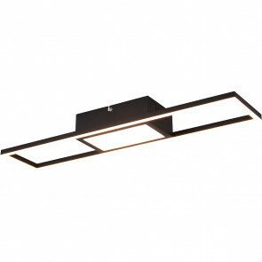 LED Plafondlamp - Plafondverlichting - Trion Tarza - 22W - Aanpasbare Kleur - Vierkant - Mat Wit - Aluminium
